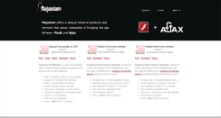 Desktop Screenshot of flajaxian.com